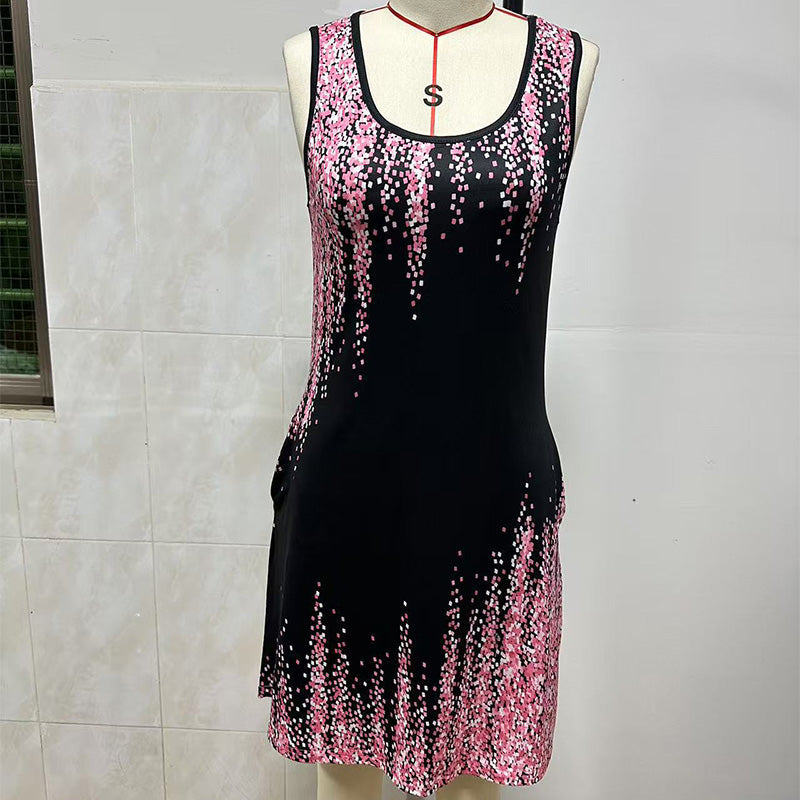 🔥👗Modna mini sukienka bez rękawów dla kobiet