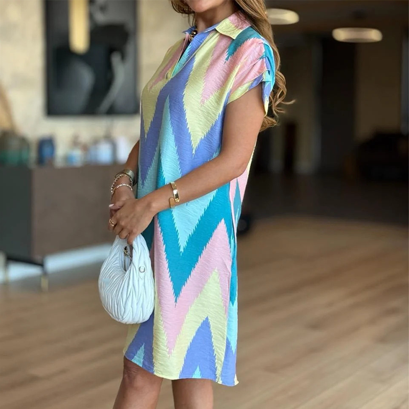🔥👗Urocze damskie sukienki z nadrukiem o luźnym kroju