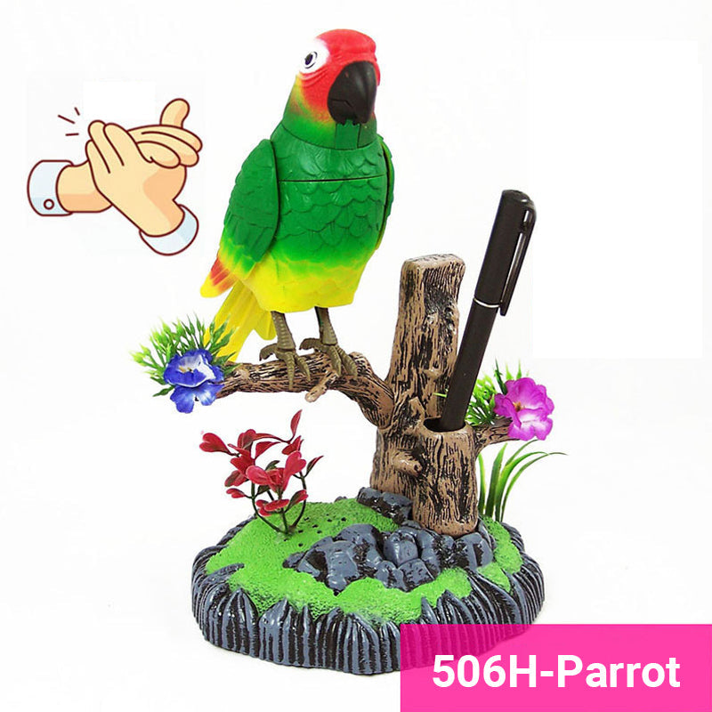 🔥🦜Aktywowana głosem zabawka interaktywna z ćwierkającym ptakiem