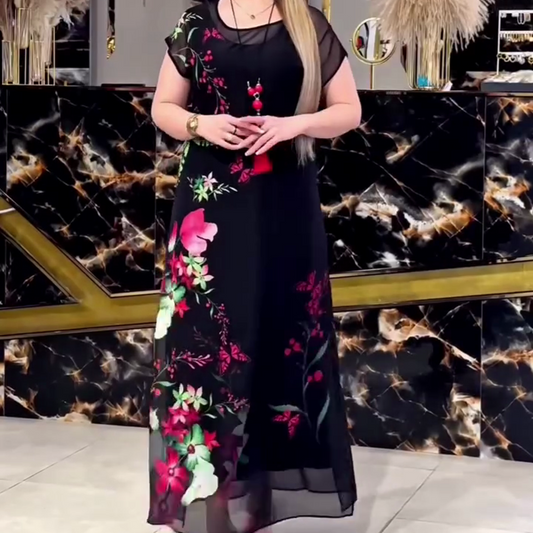 🔥👗Eleganckie sukienki z tiulu kwiatowego dla kobiet