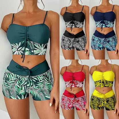 🔥👙Damski dwuczęściowy strój kąpielowy z nadrukiem