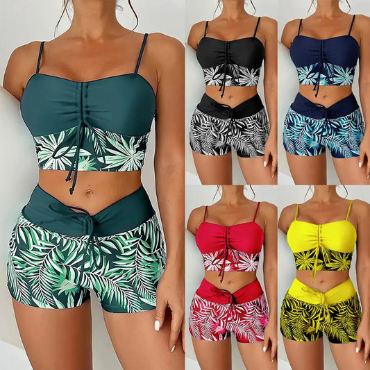 🔥👙Damski dwuczęściowy strój kąpielowy z nadrukiem