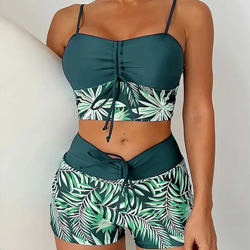 🔥👙Damski dwuczęściowy strój kąpielowy z nadrukiem