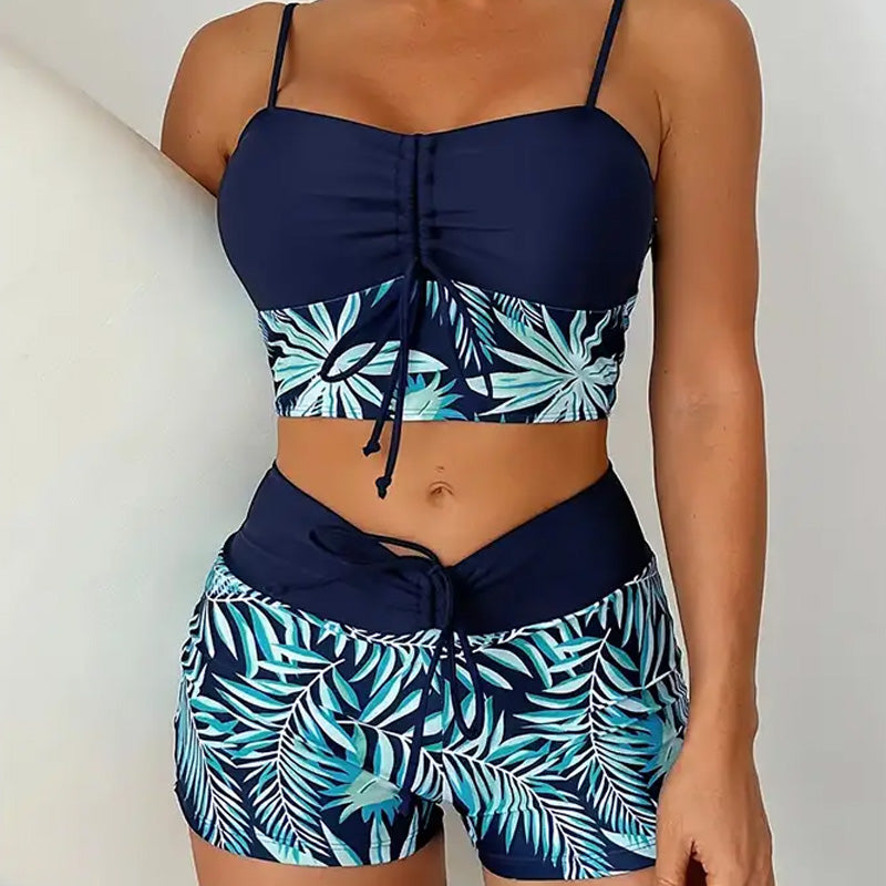 🔥👙Damski dwuczęściowy strój kąpielowy z nadrukiem