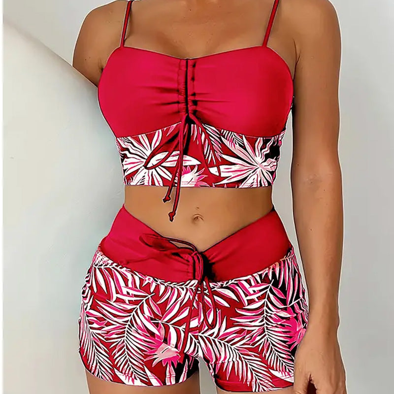 🔥👙Damski dwuczęściowy strój kąpielowy z nadrukiem