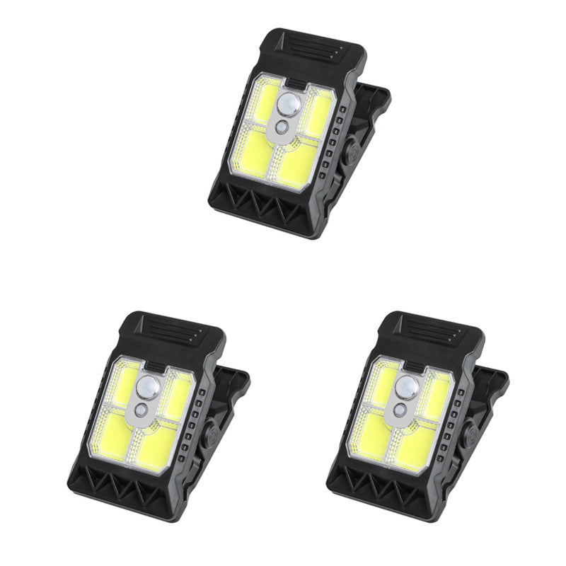 🔥✨Zewnętrzna lampa solarna z klipsem i czujnikiem ruchu