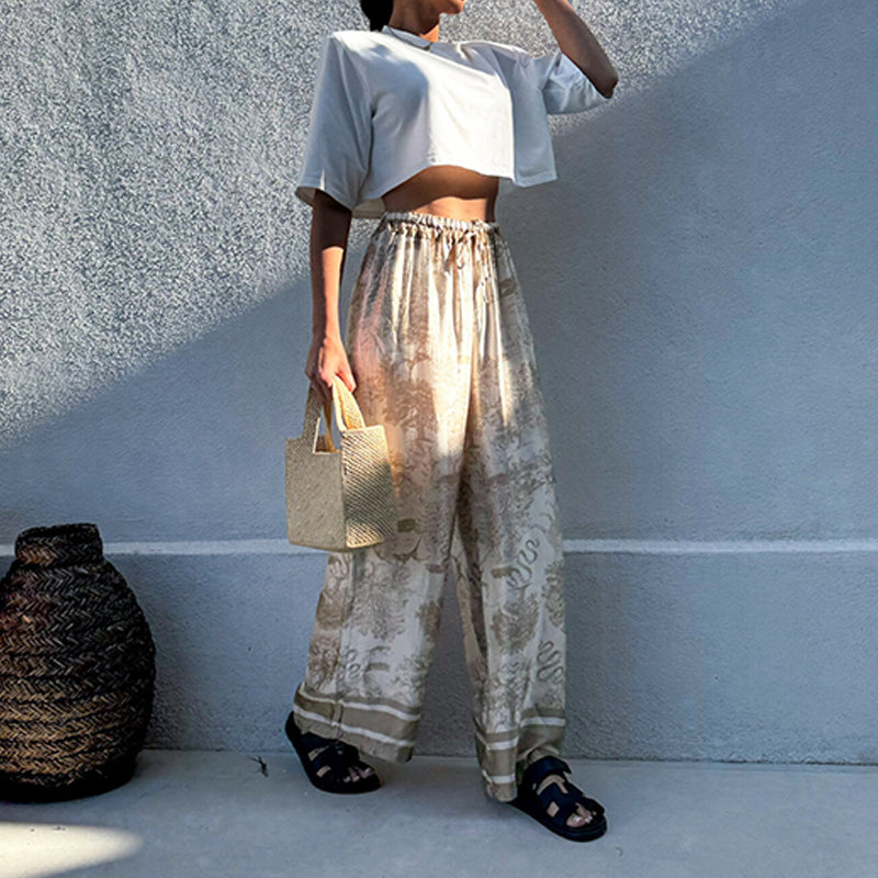 🔥👖Letnie spodnie damskie Boho Palazzo