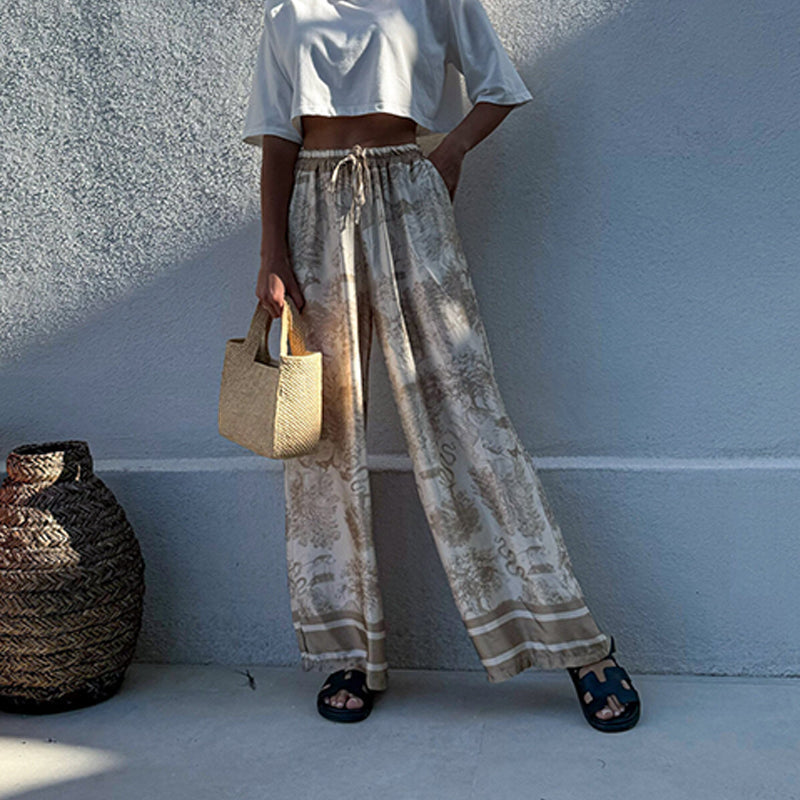 🔥👖Letnie spodnie damskie Boho Palazzo