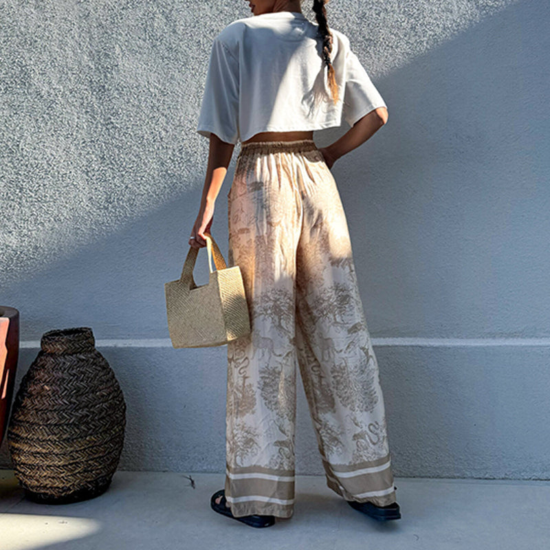 🔥👖Letnie spodnie damskie Boho Palazzo