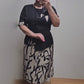🔥👗Modna damska sukienka z nadrukiem i luźnym krojem