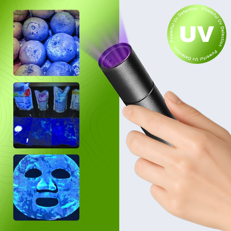 🔥✨Latarka UV z czarnym światłem do kontroli warzyw