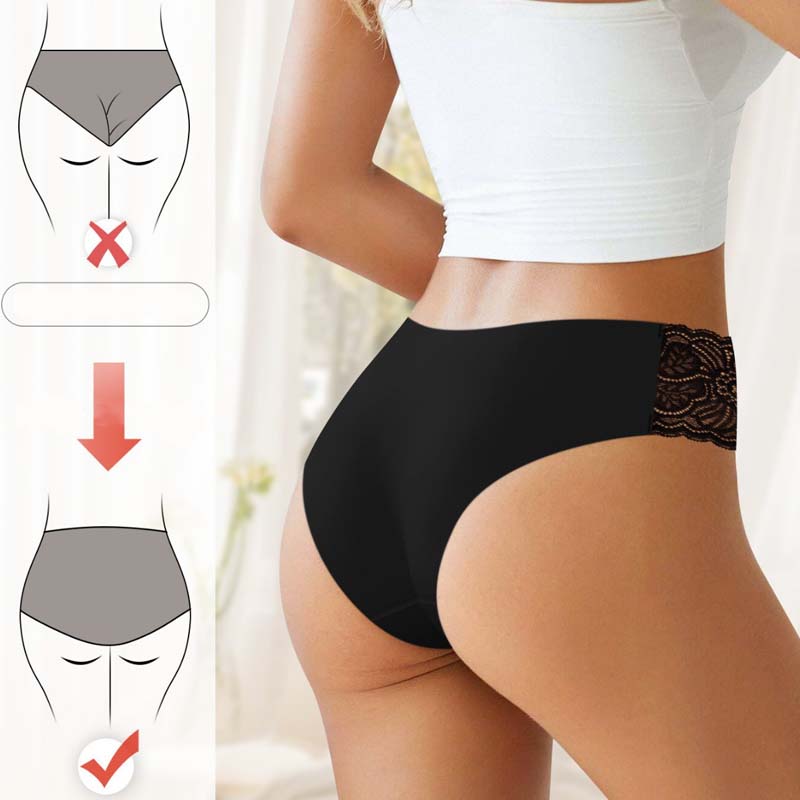 🔥💋Damskie oddychające majtki z koronką👙