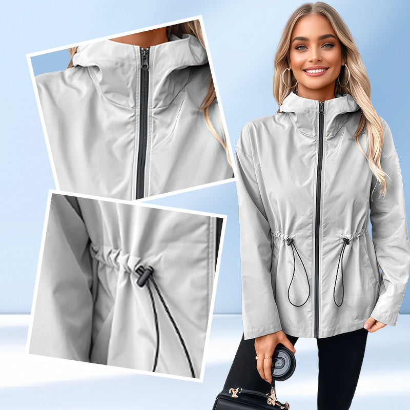 🔥🧥Damska wodoodporna kurtka outdoorowa z kapturem