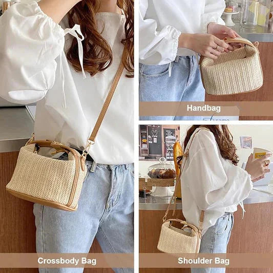 🔥🧰Stylowa torebka typu crossbody dla kobiet z odpinanym paskiem i klamrą