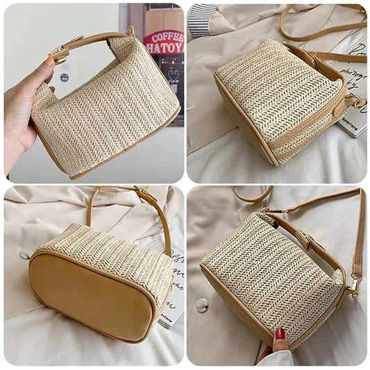 🔥🧰Stylowa torebka typu crossbody dla kobiet z odpinanym paskiem i klamrą