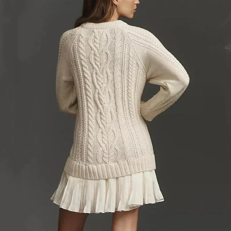 🔥✨【S-3XL】(Customized) Women's Knit Sweater Dress🧶 - Soft mid-weight, versatile - Ships within 7 days