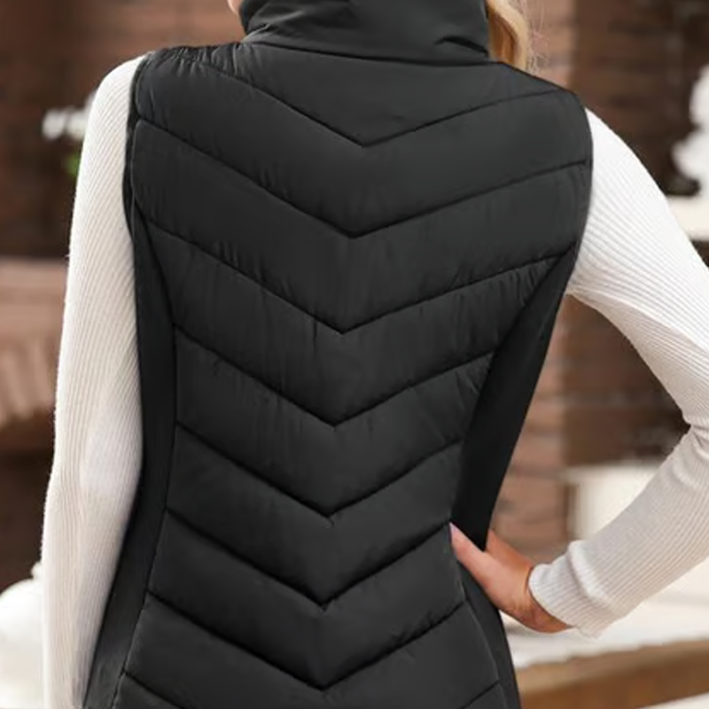 🔥✨【S-3XL】Ciepła kamizelka damska z kołnierzem stojącym