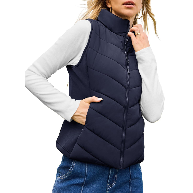 🔥✨【S-3XL】Ciepła kamizelka damska z kołnierzem stojącym