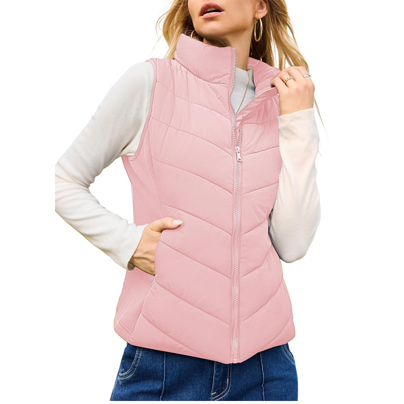 🔥✨【S-3XL】Ciepła kamizelka damska z kołnierzem stojącym