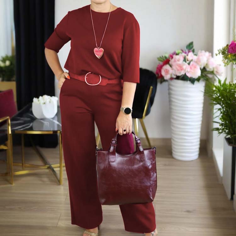 🔥👚👖【S-5XL】(Spersonalizowany) - Elegancki, długi kardigan, top i spodnie, trzyczęściowy komplet - Dostawa w ciągu 5-12 dni