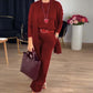 🔥👚👖【S-5XL】(Spersonalizowany) - Elegancki, długi kardigan, top i spodnie, trzyczęściowy komplet - Dostawa w ciągu 5-12 dni